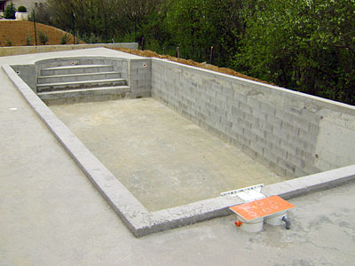 Création piscine béton à Saint-Quentin