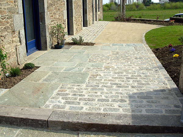 Dallage, terrasse, chape pavée dans l'Aisne